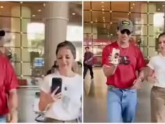 Arslan le arrebata el teléfono a Sussanne y revela a Hrithik en una videollamada