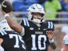 El QB de Duke, Darian Mensah, no puede firmar en otro lugar hasta que se emita un fallo