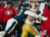 George Kittle de los 49ers rompe el tendón de Aquiles contra los Eagles