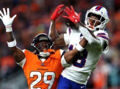 El receptor abierto de los Payments insiste en que atrapó la pelota que los árbitros dictaminaron polémicamente como intercepción en la derrota de los playoffs