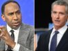 Stephen A. Smith critica a Newsom por violar ‘Estados Unidos primero’ al menospreciar a Trump en un país extranjero