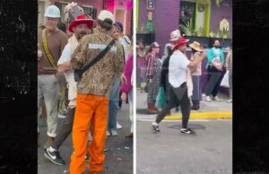 Shia LaBeouf celebra Lundi Gras en Nueva Orleans