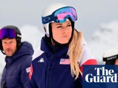 Lindsey Vonn cube que casi le amputan la pierna después de un accidente en los Juegos Olímpicos de Invierno