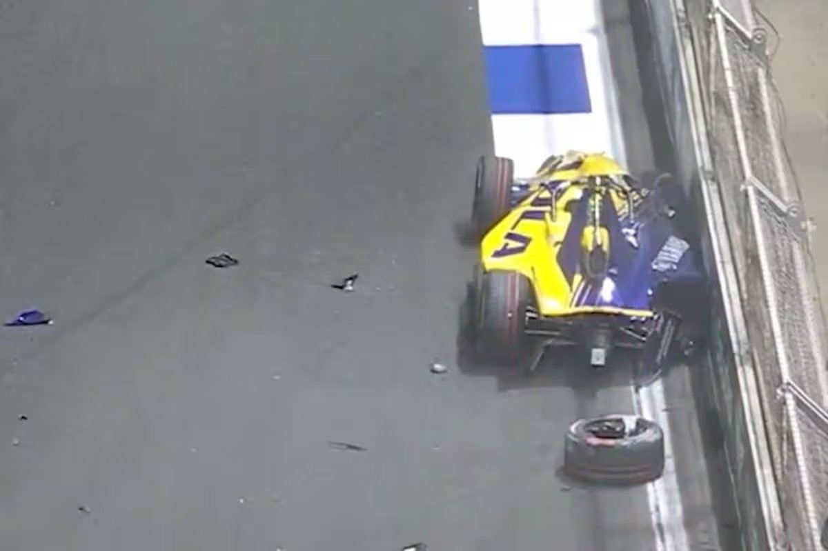 La hija de Richard Hammond involucrada en un accidente de Fórmula E cuando el auto quedó destrozado