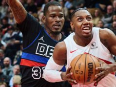 Los Raptors pierden ante los Pistons en el último partido antes del receso del Juego de Estrellas