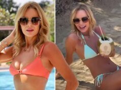 La eterna Amanda Holden es calificada como la ‘mujer de 55 años más attractive’ mientras sorprende a sus fanáticos en bikini