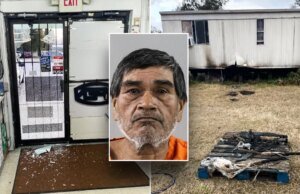Inmigrante ilegal en Florida acusado de incendio provocado y delito grave de conducta delictiva, cube el sheriff